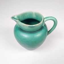 Devonmoor Milk Jug 48 Green Studio Pottery Creamer Half Pint - See Description