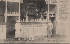 Zoo humain, exposition de Liège, poteries égyptiennes, 1905  Carte postale - Zoo