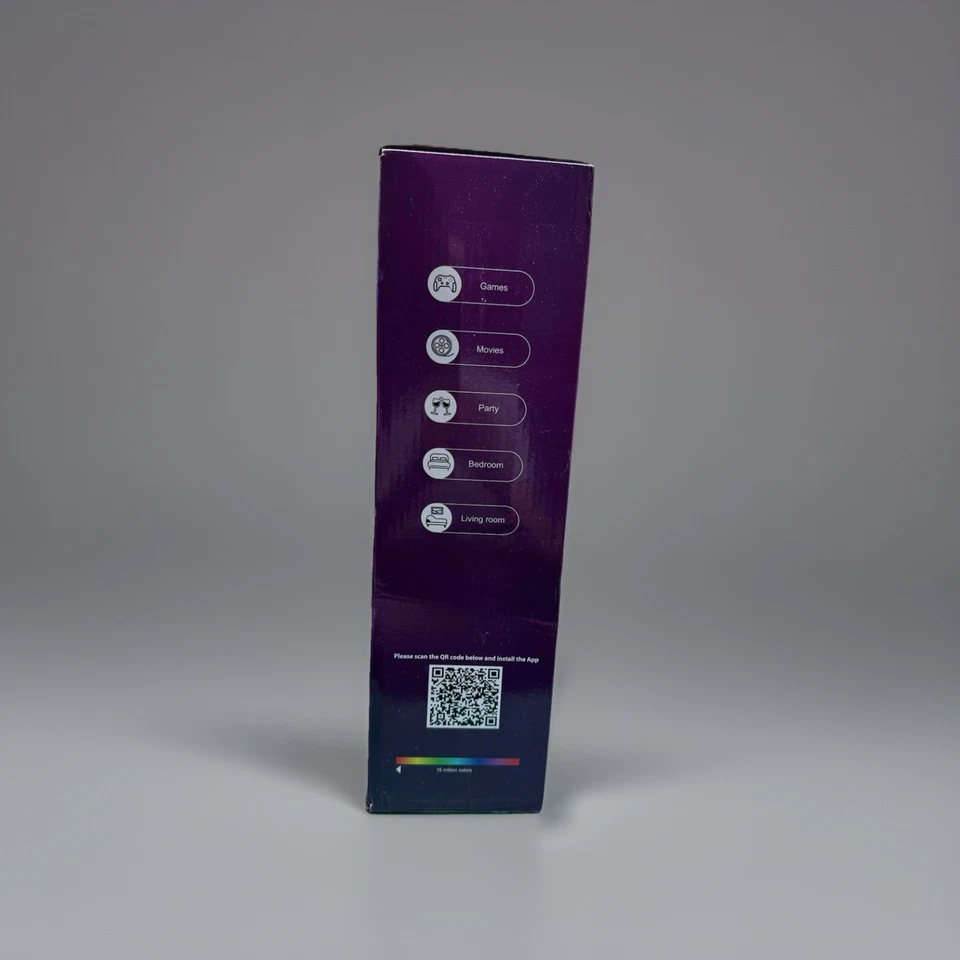 Lámpara de pie inteligente RGB Miortior RGBICW - App + control remoto, 16M colores, sincronización de música Foto 4 de 4