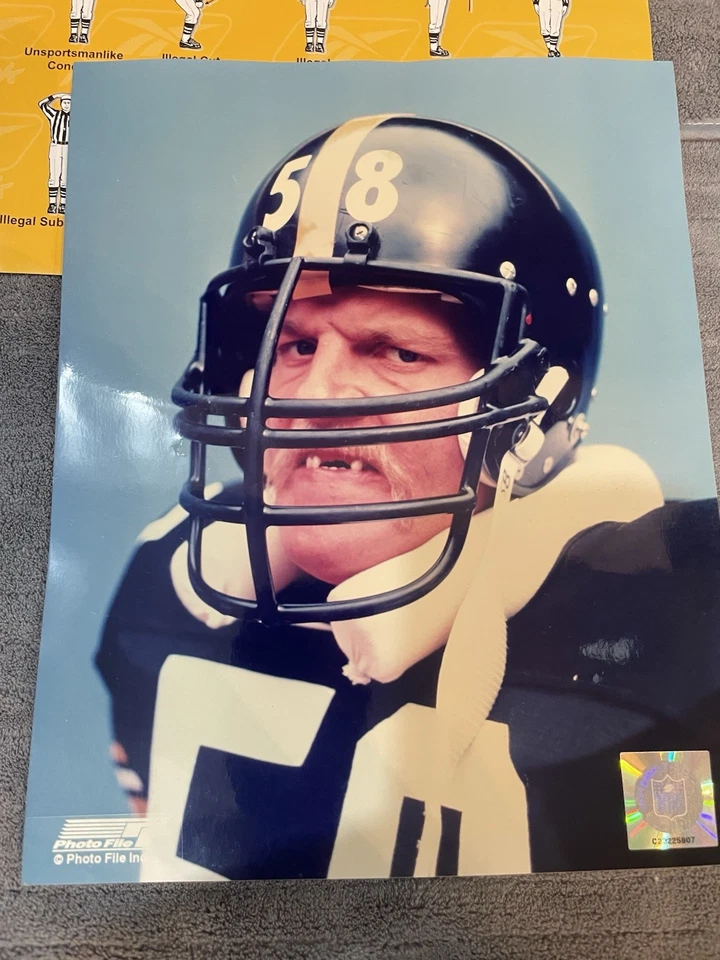 Lote de póster de árbitro de cueva de hombre 8x10 fotos Reebok Pittsburgh Steelers Foto 2 de 4