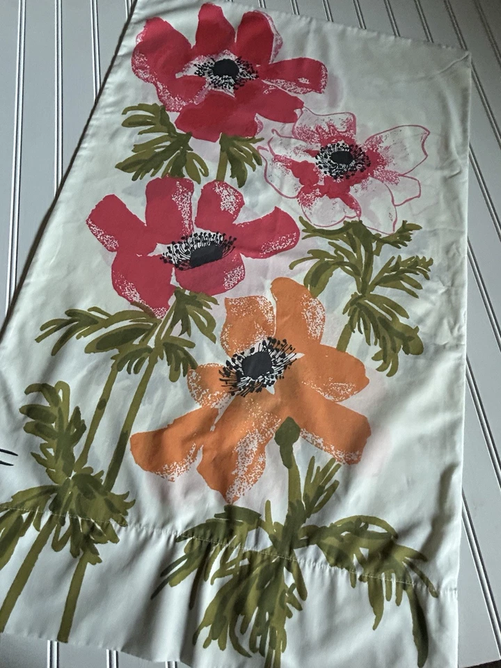 Fundas de Almohada Vintage VERA Neumann Anémona Floral Rosa Naranja Talla KING Foto 2 de 4