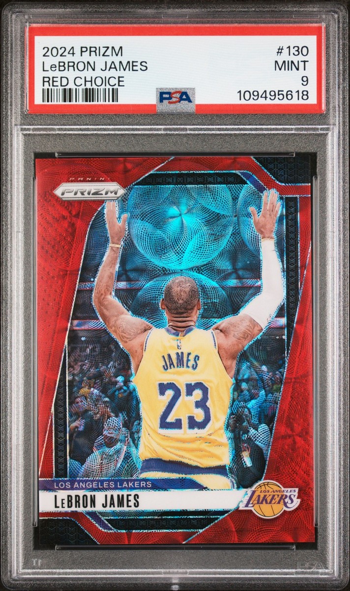 2024-25 Panini Prizm - LeBron James #130 Choice Red Prizm