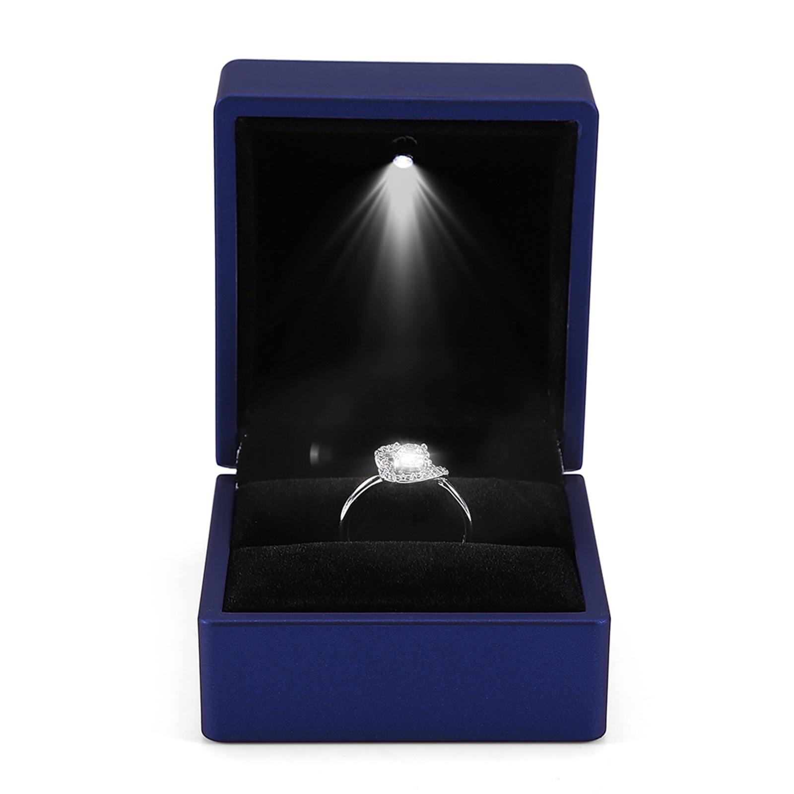 LED Ring Display Box With Elegant Design For Jewelry KRI
