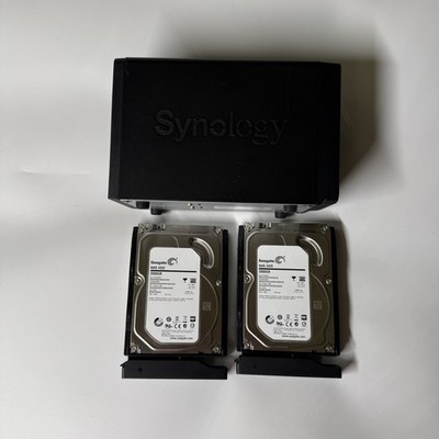 Synology DiskStation DS214+ 2-Bay NAS 2x 2TB , As Is Untested No Power Supply