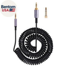 Solo4 Cord Coiled Audio Cable Replacement for Dre Beats Studio3 / Studio Pro/Sol