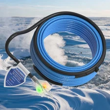 MAXKOSKO 3 Ft Self-Regulating Dual Lights Pipe Heating Tape, Easy Install