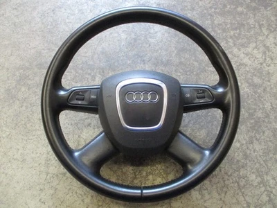 4-Speichen Lederlenkrad Audi A6 4F Q7 4L Lenkrad Multifuktion Leder 4F0419091BB - Bild 1 von 4