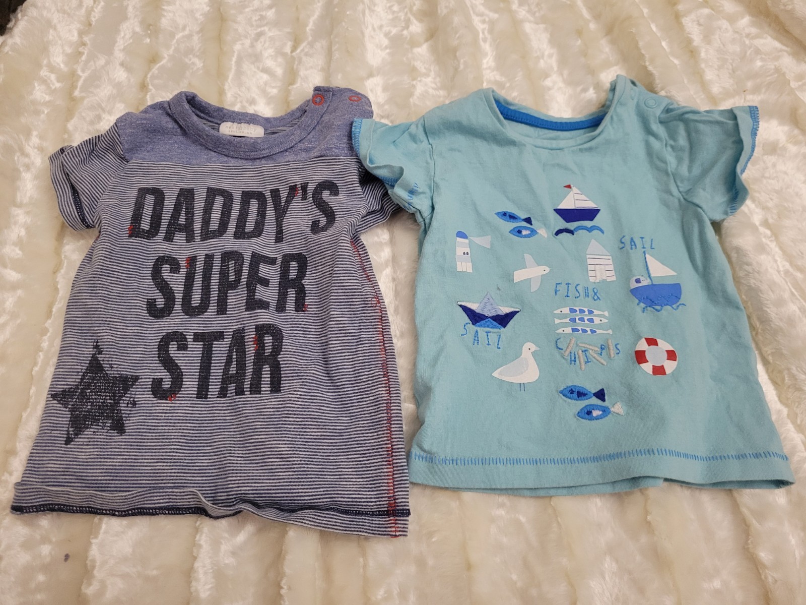 Baby Boys Aged 3-9 Months  Next Mini Club Tshirt Bundle Cotton See Labels image 2