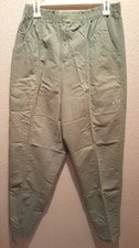 vtg CHEROKEE Pants Elastic Waist Mint Green Women's Size 14