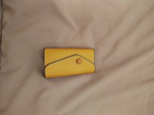 Vintage Leather Key Holder Organizer Tri Fold Key Wallet