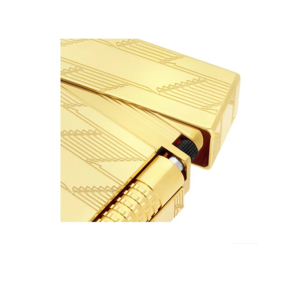 S.T. Dupont Ligne 2 Cling Monogram 1872 Gold Lighter New in Box 