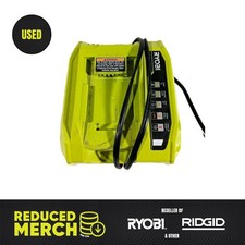 Ryobi 40 V Lithium-Ion Battery Charger, Fast Charging Station, Green OP406VNM U