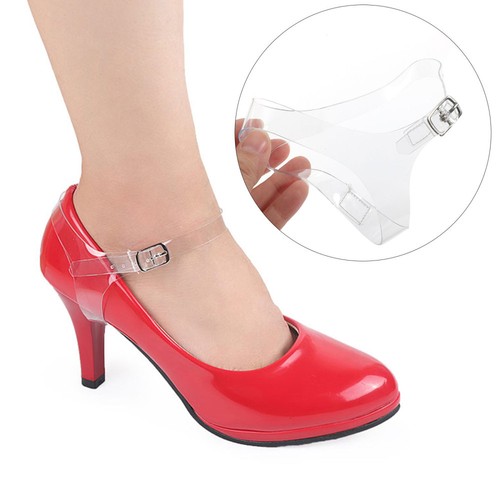 3 paia di cinturini per scarpe Miss trasparenti donna confezione triangolo lacci per scarpe