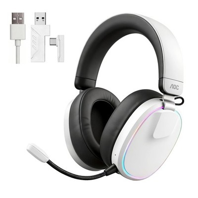 Wireless Gaming Headset with Mic for PS5, PS4, PC - Bluetooth 5.3, 2.4GHz, Pa...