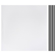 PC Fan Dust Mesh 19.7"x19.7" 0.12" Hole, 1 Set PVC Computer Cooler Dust Filte...