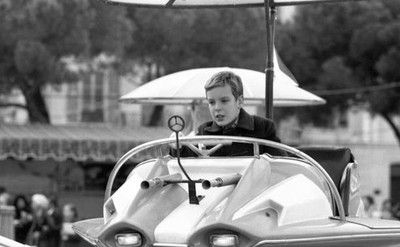 Albert of Monaco at the Monaco funfair in 1969 Historic Old Photo