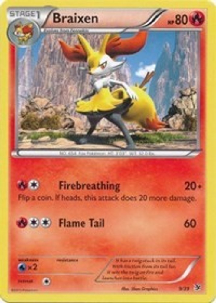 Braixen 9/39 Kalos Starter Set