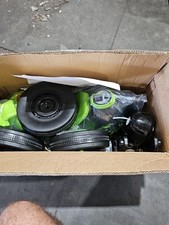 Hetoy Kids 6V Electric Ride-On Bubble Car Motorcycle Green 3-Wheel LED