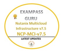 Examen NCP-MCI-v7.5 Multicloud Infrastructure v7.5 ! 111QA !  MISES À JOUR JUILLET