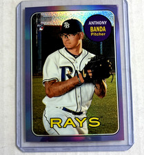 2018 Topps Heritage High Number #THC-714- Anthony Banda Rc Sp Purple Refractor