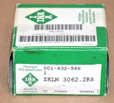 INA 1ST&Uuml;CK Axial-Schr&auml;gkugellager ZKLN 3062.2RS Neu/unbenutzt