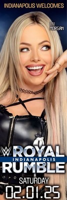 WWE 2 X6  VINYL BANNER - LIV MORGAN - 6 FEET TALL!