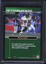 2001 NFL Showdown 1st Edition #S01 Afterburners Strategy
