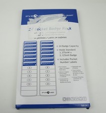 Pyramid Time Systems 24 Pocket Badge Rack