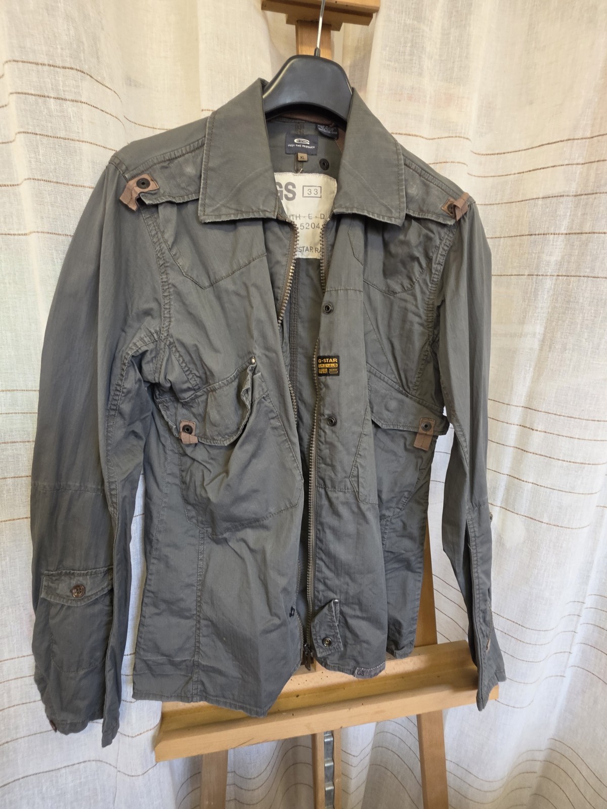 Original G-STAR JACKET 100% cotton SIZE XL like new