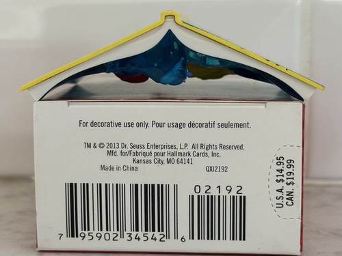 Hallmark Ornament Dr. Seuss One Fish Two Fish 2013 - Picture 6 of 6