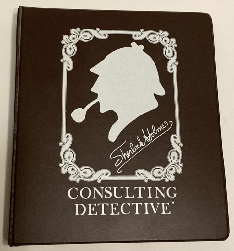 Sherlock Holmes Consulting Detective 2nd Deluxe Edition Leatherette Binder