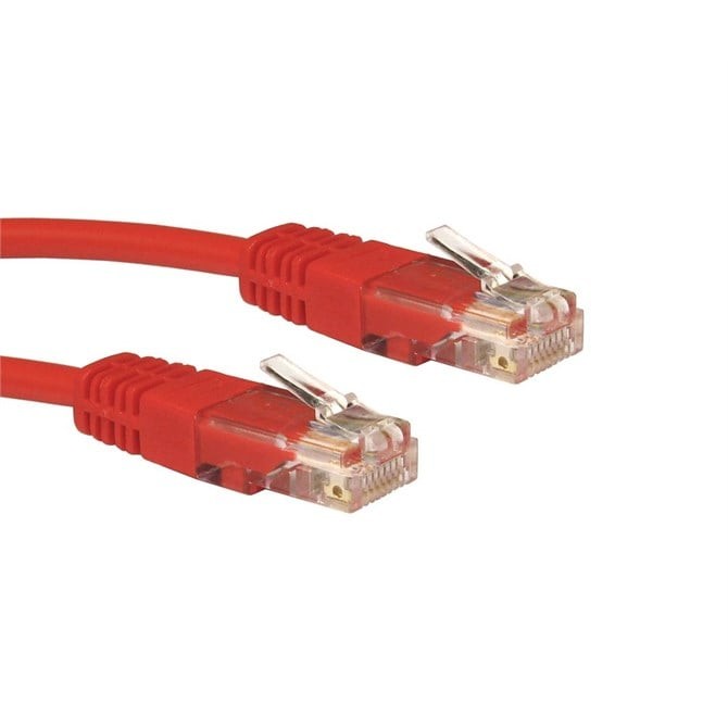 Cables Direct 10m Cat5e networking cable U/UTP UTP Red