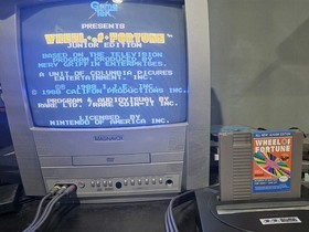Wheel of Fortune Junior Edition NES Nintendo Complete CIB Good Condition w/ REG!