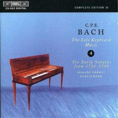 Carl Philipp Emanuel Bach Solo Keyboard Music Vol. 4 (Spanyi) (CD) (UK IMPORT)