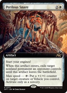Perilous Snare (Extended Art) Foil #377 Aetherdrift