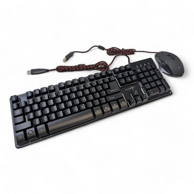 SKYTECH Rainbow Backlit RGB Wired Gaming Keyboard (K-1000)& Mouse (M-1000) Combo