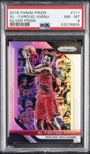 2018 PANINI PRIZM SILVER PRIZM #111 AL-FAROUQ AMINU PSA 8