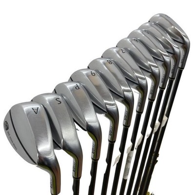 PRGR Speed Iron 905 Iron Set 10pcs 3-PW, AW, SW DATA060 Graphite Flex SR