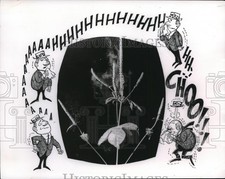 1963 Press Photo A giant ragweed sheds pollen in the wind. - cva78556