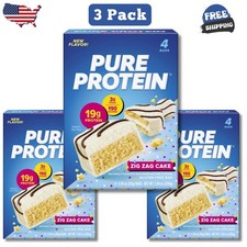 Pure Protein Pure Protein Bars Non-GMO, High Protein, Zig Zag Cake, 12 Count