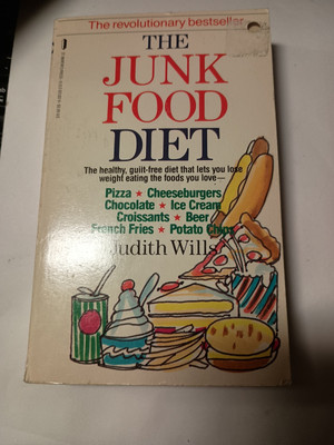 The Junk Food Diet by Judith Wills 1990 Paperback Weight Loss Y11