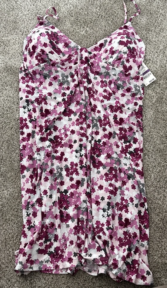 Camisón Alfani Intimates XXL 2XL Martha’s Garden acolchado suave Cottagecore Foto 3 de 4