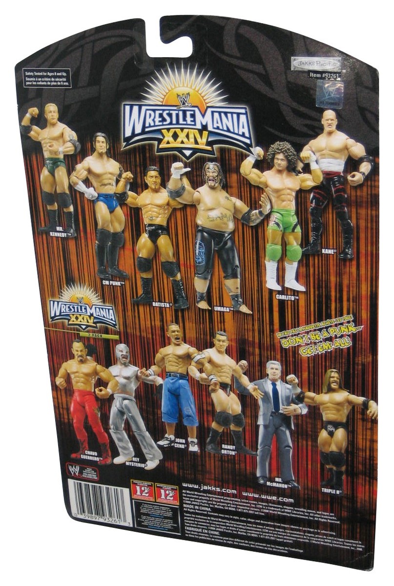 WWE Wrestling Triple H Wrestlemania XXIV (2008) Jakks
