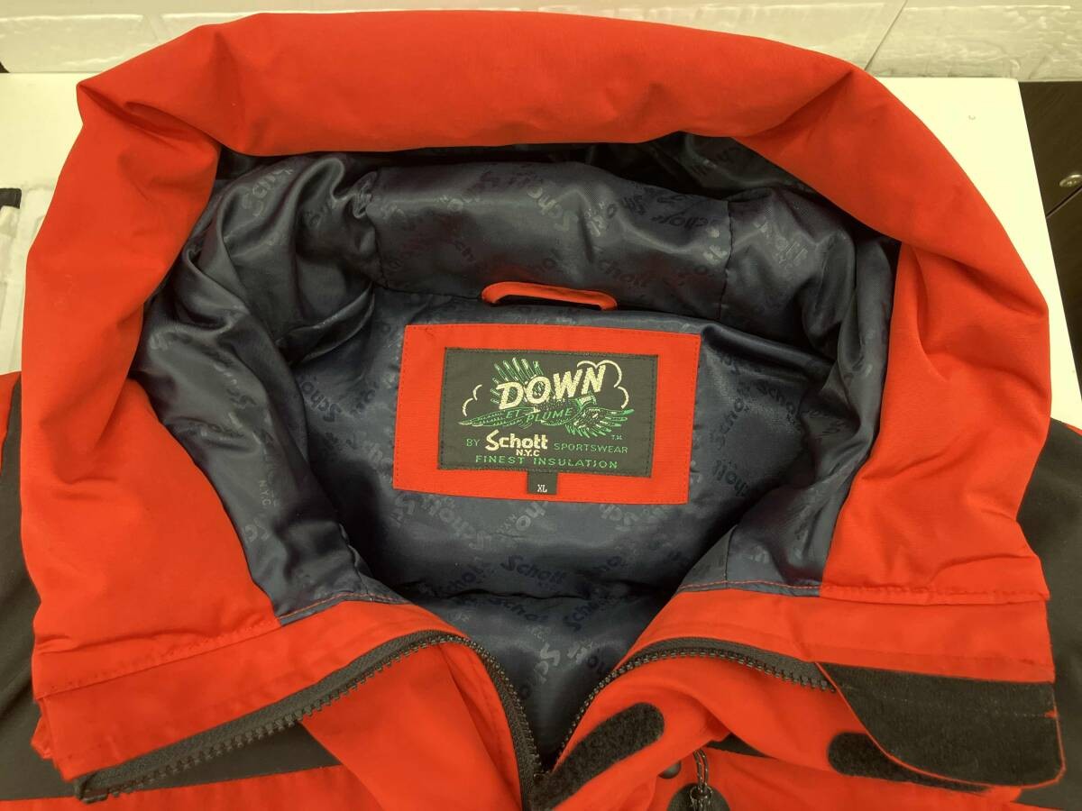 Schott Down Jacket XL Red Winter Coat  Durable Ou… - image 6