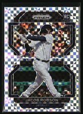 Jacob Robson Power Plaid RC,/75 2022 Panini Prizm Detroit Tigers