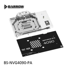 Barrow GPU Water Block for NVIDIA RTX 4090 AIC Founder Edition With Backplate