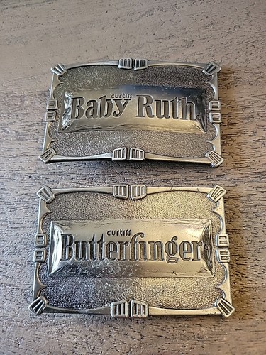 Lewis Buckles Baby Ruth & Butterfinger Belt Buckles - Made In USA