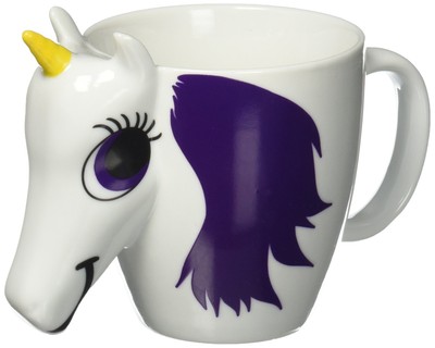 Thumbs Up UK Unicorn Color Changing 10 oz Ceramic Coffee Mug