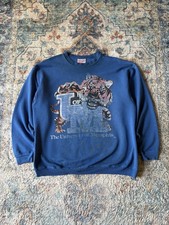 Vintage University Of Memphis Tigers Big Logo Crewneck Large