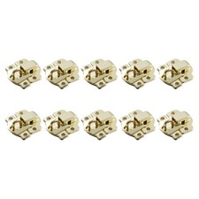 10Pcs Antique Clasp Hasps Jewelry Box Latch for Cabinet Jewelry Cases Wooden Box